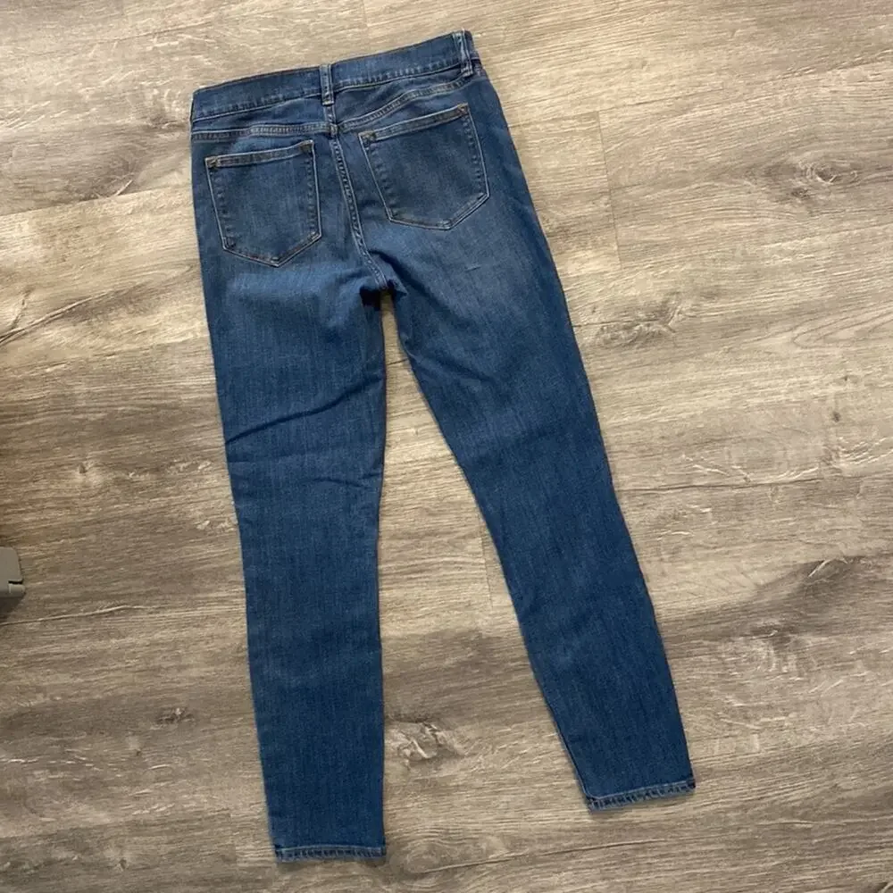J. Crew Medium Wash Soft Skinny Ankle Jeans with Stretch Size 26